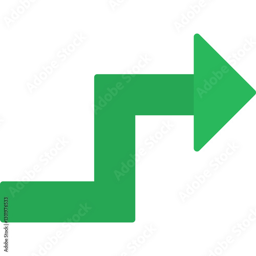 Zigzag Arrow Icon