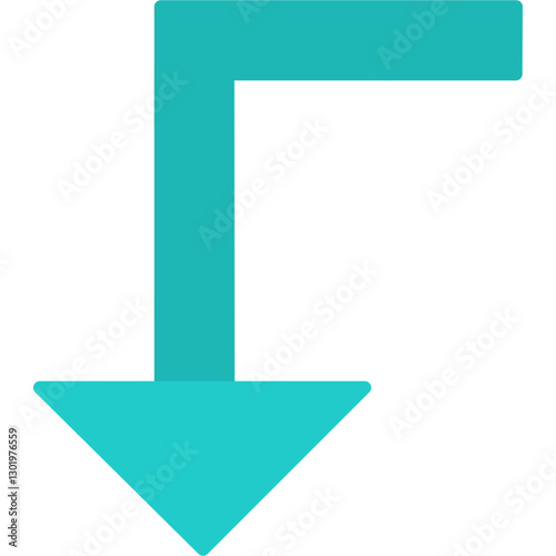 Turn Down Icon