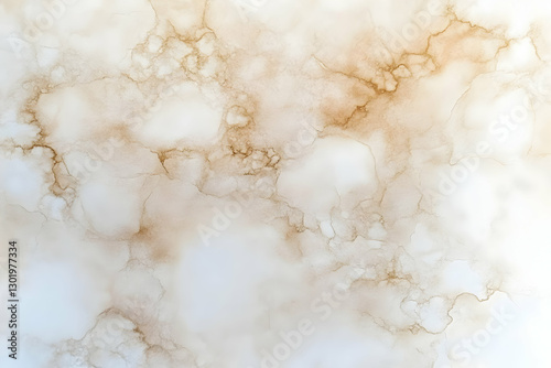 Beige Abstract Ink Wash Bac...