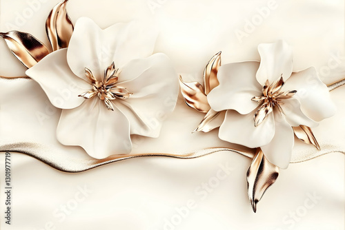3D Illustration Abstract Ba...