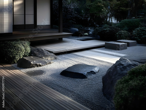3D Illustration Tranquil Ja...