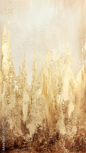 Golden Abstract Texture Bac...