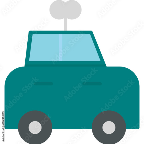 Car Toy with Key Icon