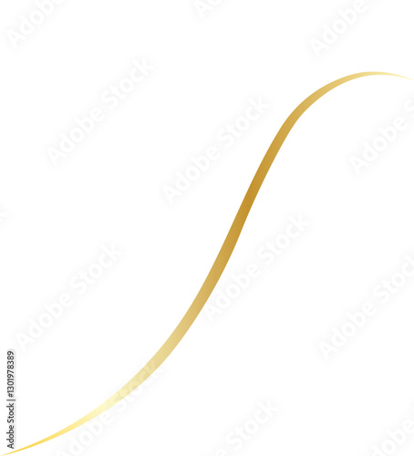 Elegant Golden Thread Decoration Ornament