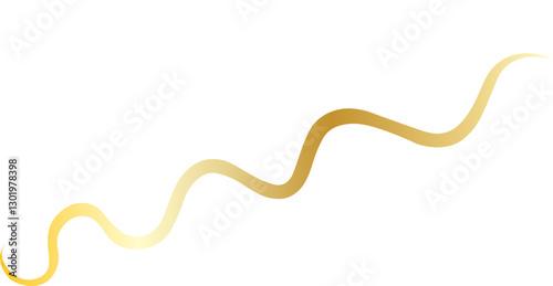 Elegant Golden Thread Decoration Ornament
