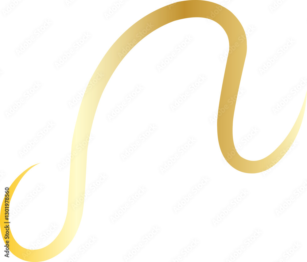 Elegant Golden Thread Decoration Ornament Elegant Golden Thread Decoration Ornament