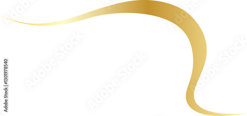 Elegant Golden Thread Decoration Ornament