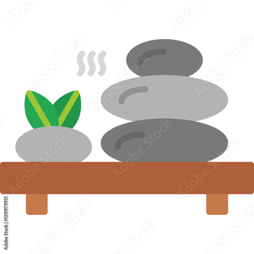 Hot Stone Icon