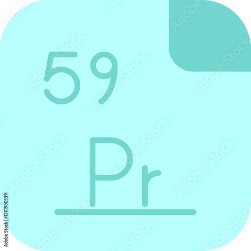 Praseodymium Icon