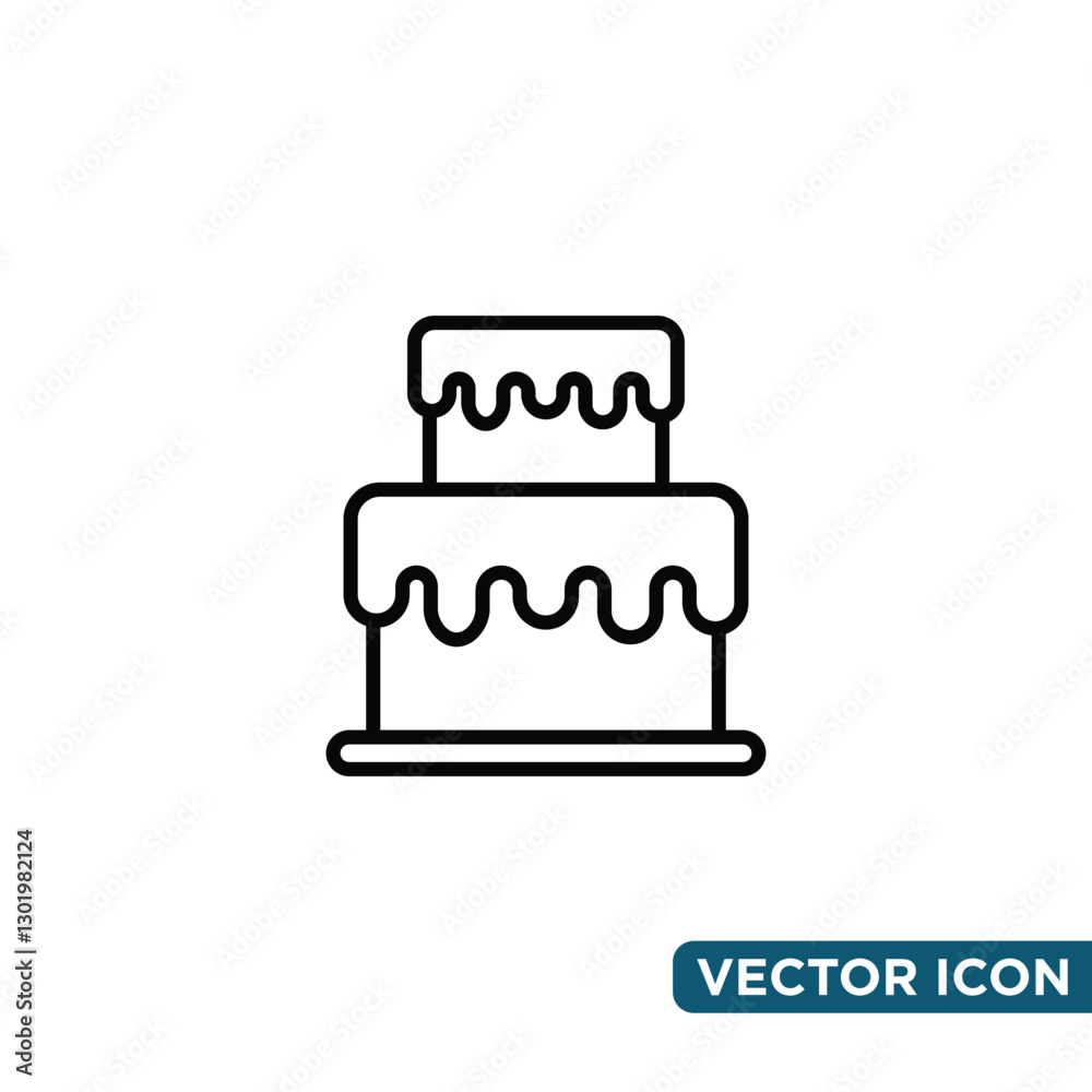 Minimalist Birthday Icon Design Template Minimalist Birthday Icon Design Template