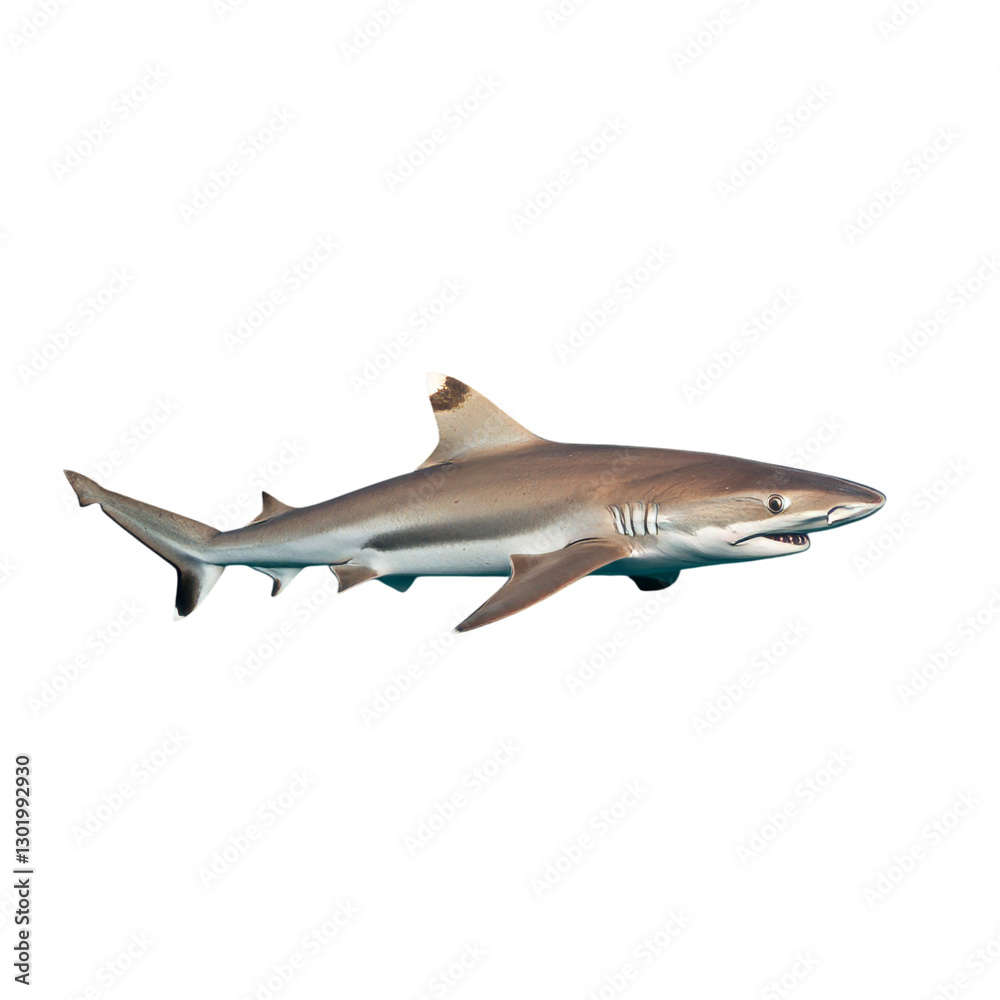 Obraz premium Dusky Shark on high quality transparent background png