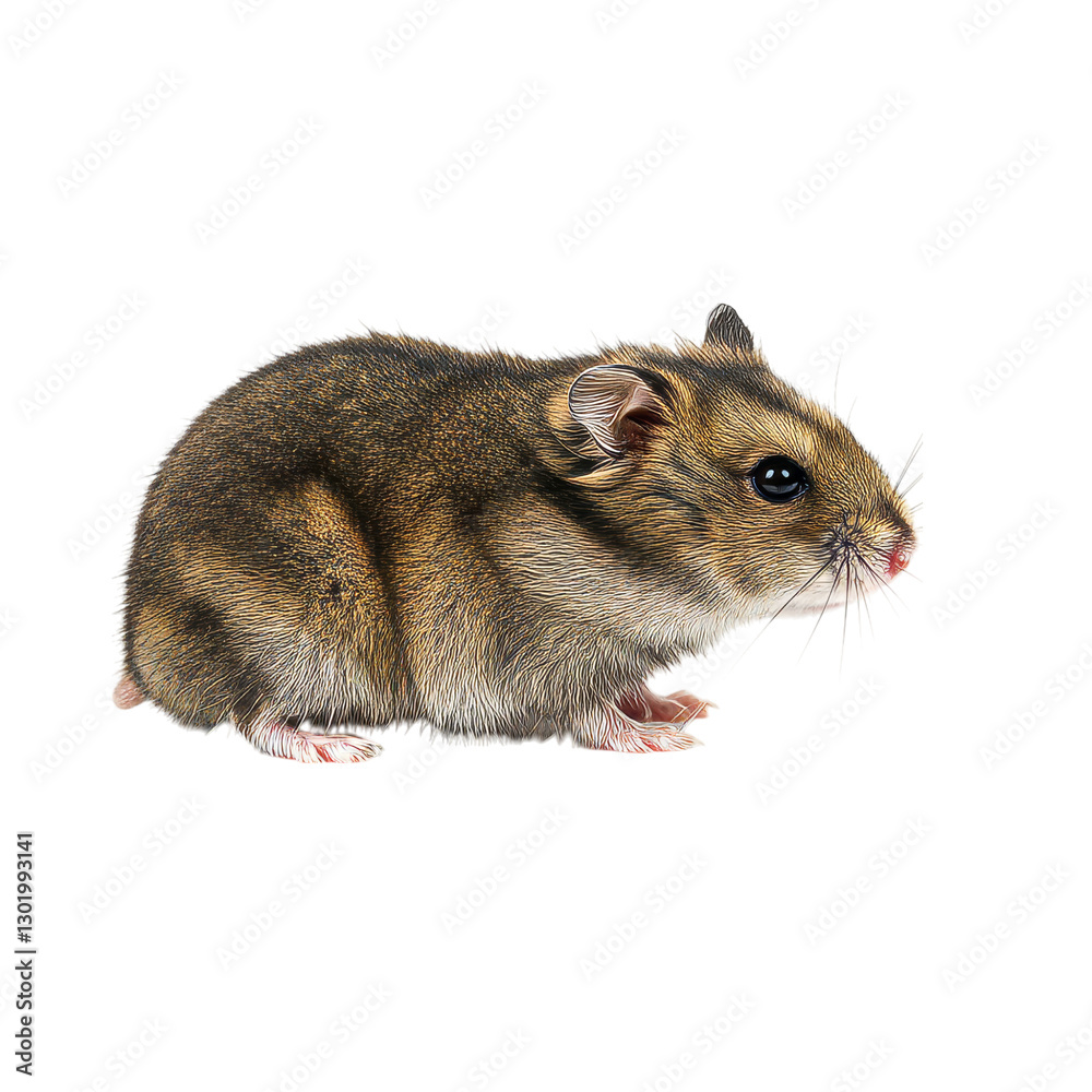 Dwarf Hamster on high quality transparent background png Dwarf Hamster on high quality transparent background png