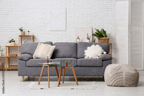 Modern living room interior...