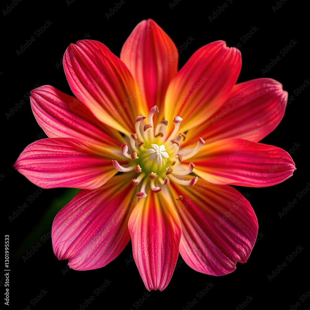 Picris divaricata with Intricate Floral Details Picris divaricata with Intricate Floral Details