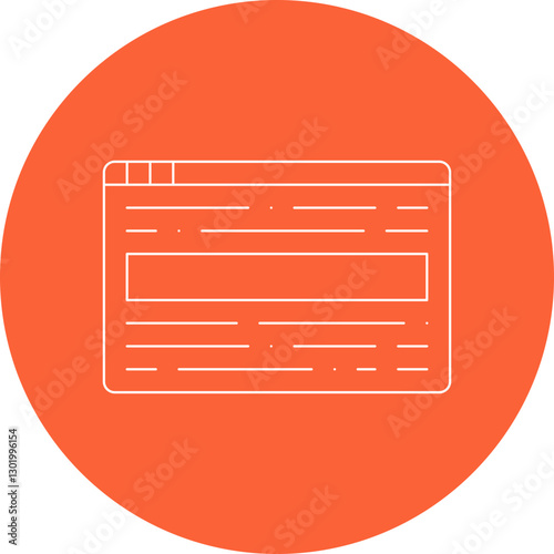 Reading Online icon single vector illustration