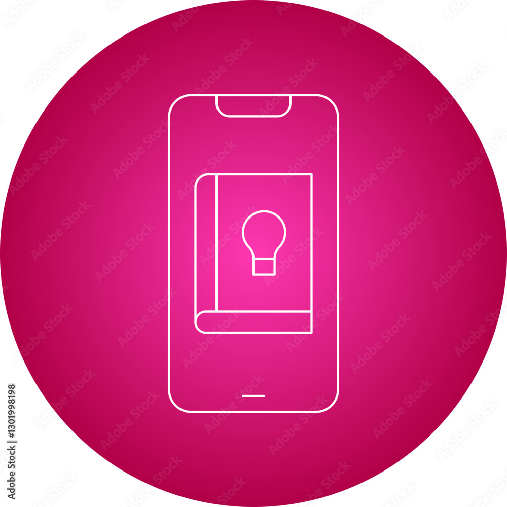 Education Apps icon single vector illustration Education Apps icon single vector illustration
