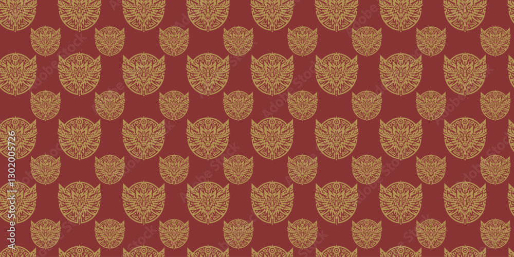 seamless pattern with abstract pattern