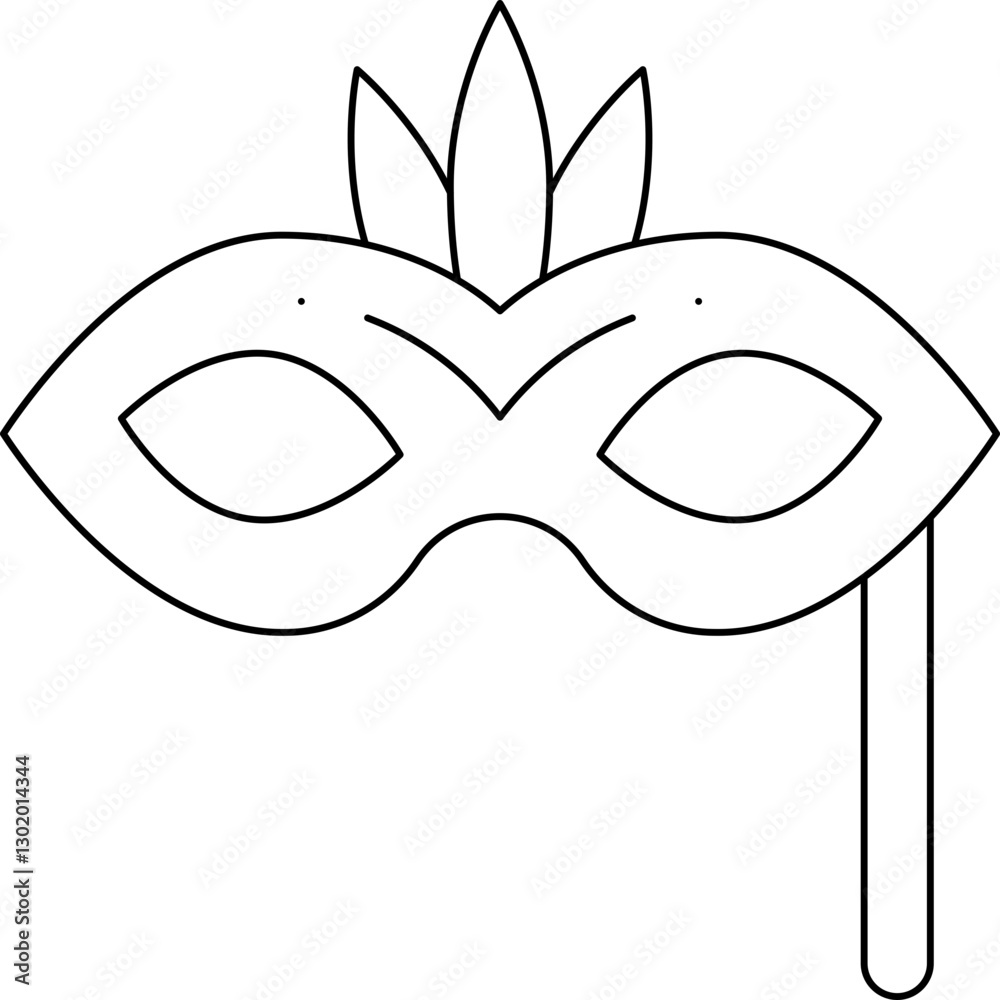 Mask icon single vector illustration Mask icon single vector illustration