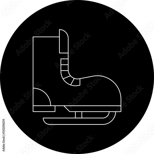Skate icon single vector illustration