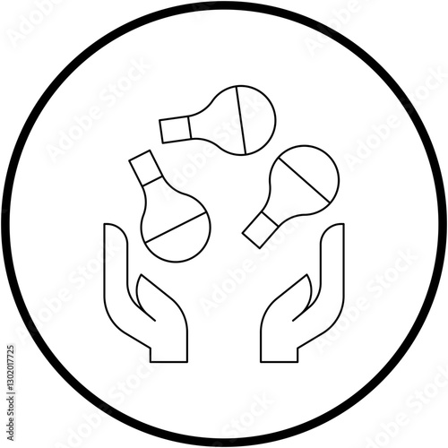 Juggling Balls icon single vector illustration