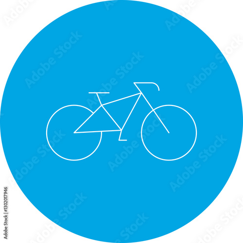 Cycle icon single vector illustration