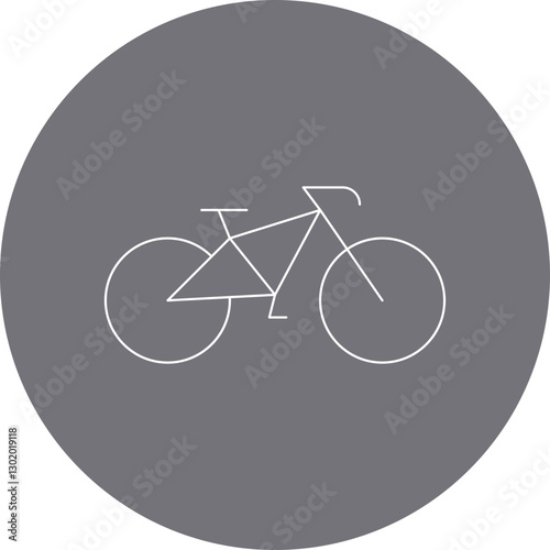 Cycle icon single vector illustration