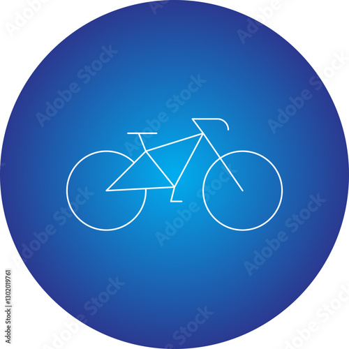 Cycle icon single vector illustration