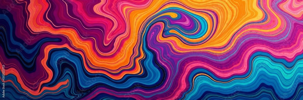 Vibrant colorful swirling patterns on traditional turkish marbled paper, paper, design Vibrant colorful swirling patterns on traditional turkish marbled paper, paper, design