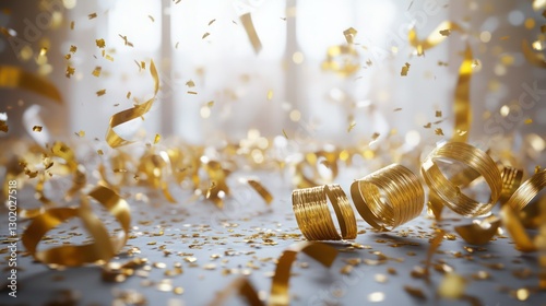 christmas background with golden stars
