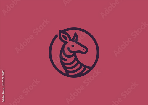 Okapi Logo – A sleek okapi illustration, representing rarity, mystery, and elegance.