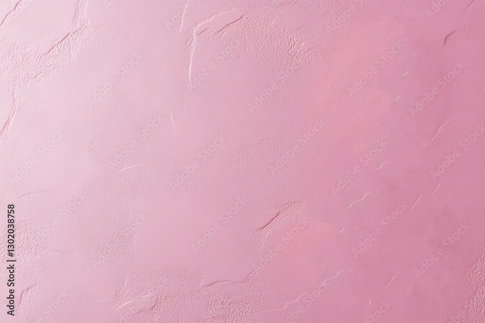 Fototapeta premium A textured pink painted wall presents subtle light and shadow variations