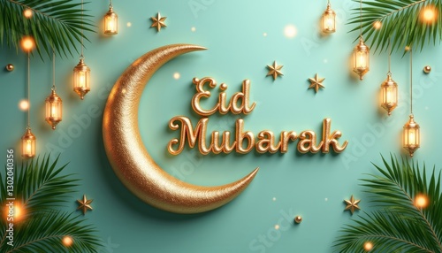 happy Eid Mubarak card