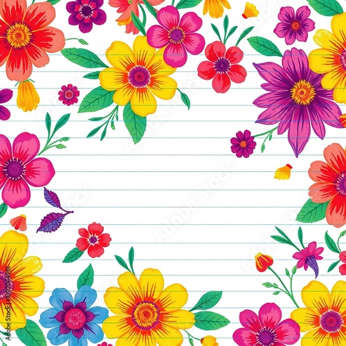 Paper Sanctuary: Floral Patterned Paper for Spiritual Inspiration