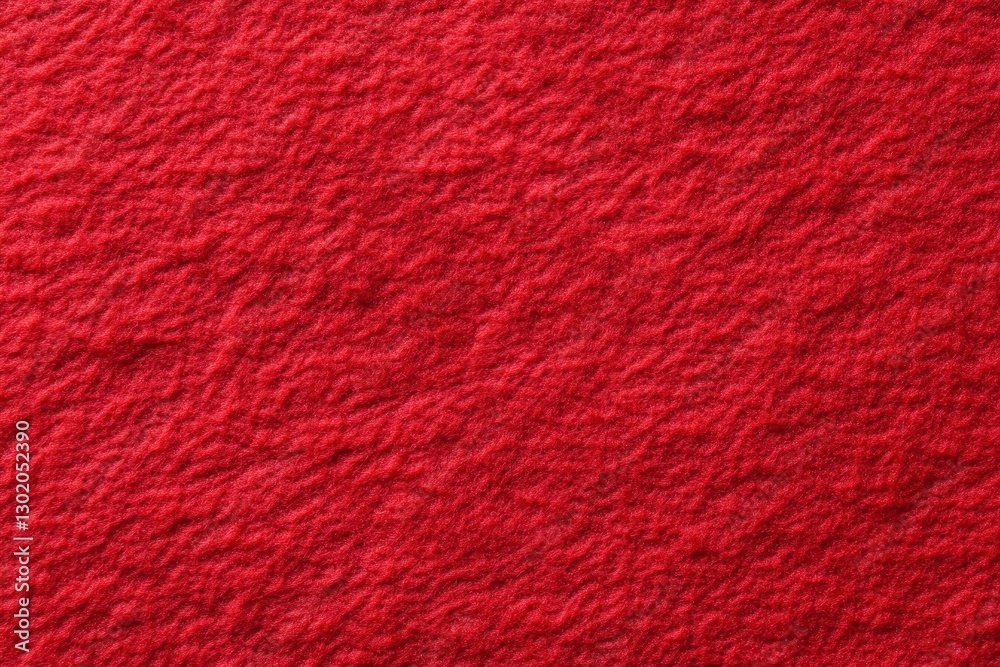 Fototapeta premium A close up image showing the texture of red fabric