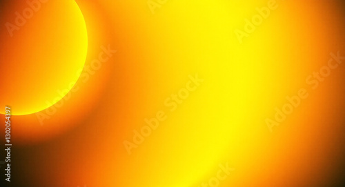 yellow abstract color gradient background grainy texture effect web banner header poster design. copy space	
