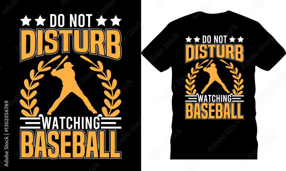 Obraz premium Baseball Typography Tshirt Design vector