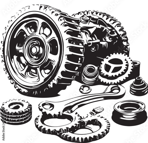 gear of the car