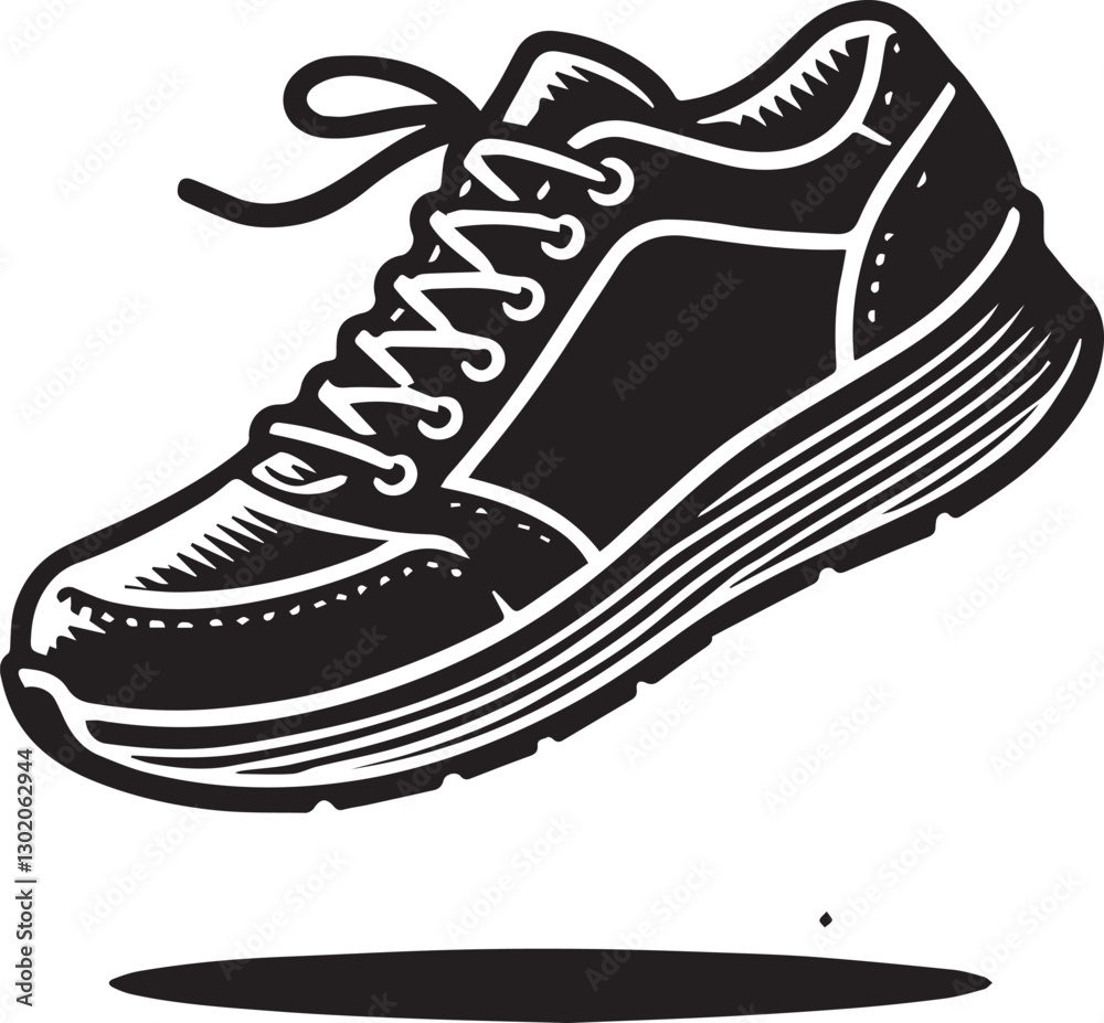 sketch of sneakers silhouette vector design, shoes vector illustration, shoes logo vector, shoes silhouette vector isolated on white background sketch of sneakers silhouette vector design, shoes vector illustration, shoes logo vector, shoes silhouette vector isolated on white background