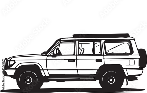 off road vehicle vector