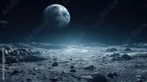 moon surface environment