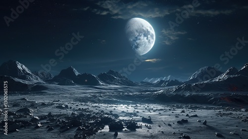 moon surface environment