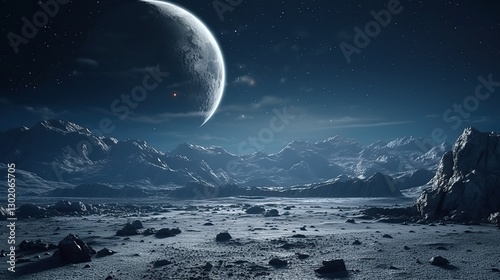 moon surface environment