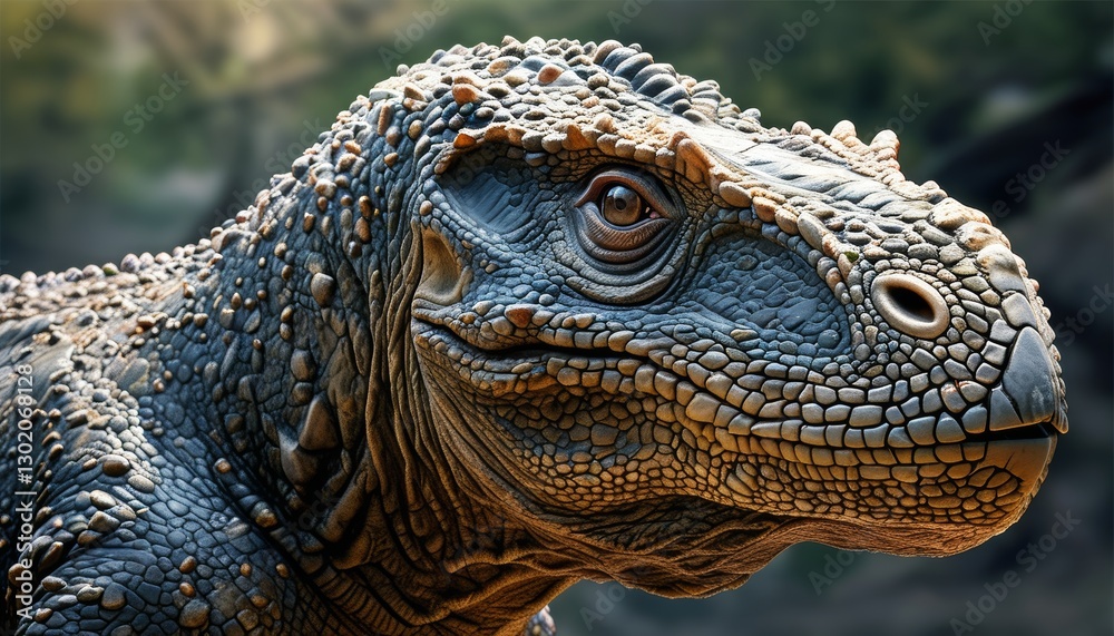 Fototapeta premium Dinosaur Skin Close-up - Brachiosaurus Texture Detail