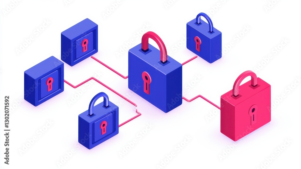 Cloud Computing Architecture concept. Secure Cloud Architecture with Encryption and Data Protection Elements Cloud Computing Architecture concept. Secure Cloud Architecture with Encryption and Data Protection Elements