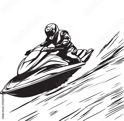 speed boat on the water