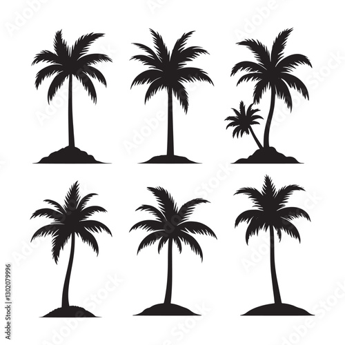 Palm Trees Set