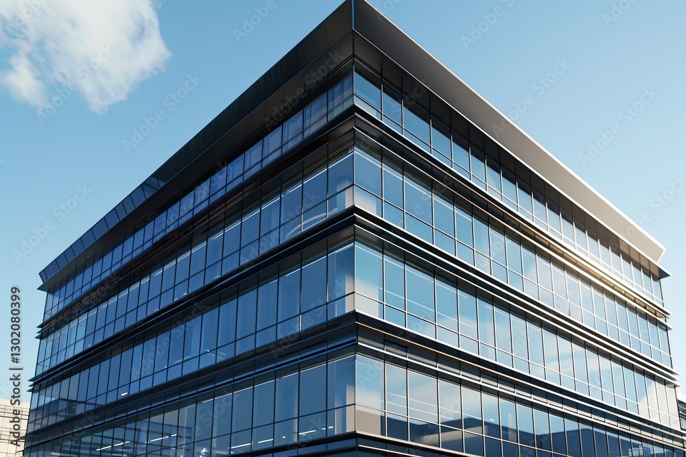 High Definition Image of Expansive and Modern Office Building High Definition Image of Expansive and Modern Office Building