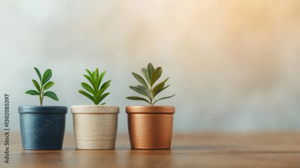 Fototapeta premium Investor reviewing market growth in energyefficient housing, Real Estate Apartment Energy Efficiency, profitable green strategy