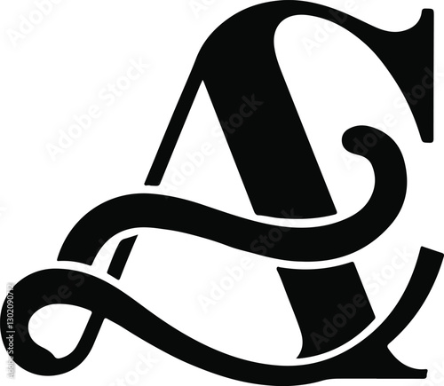 Elegant Monogram Logo with A and C | Classic Vector Design