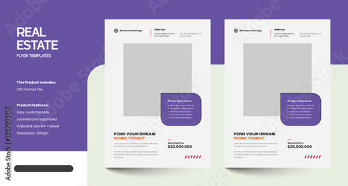Real Estate Flyer Design Template